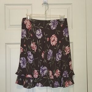 Jones New York Signature Silk Skirt 4P